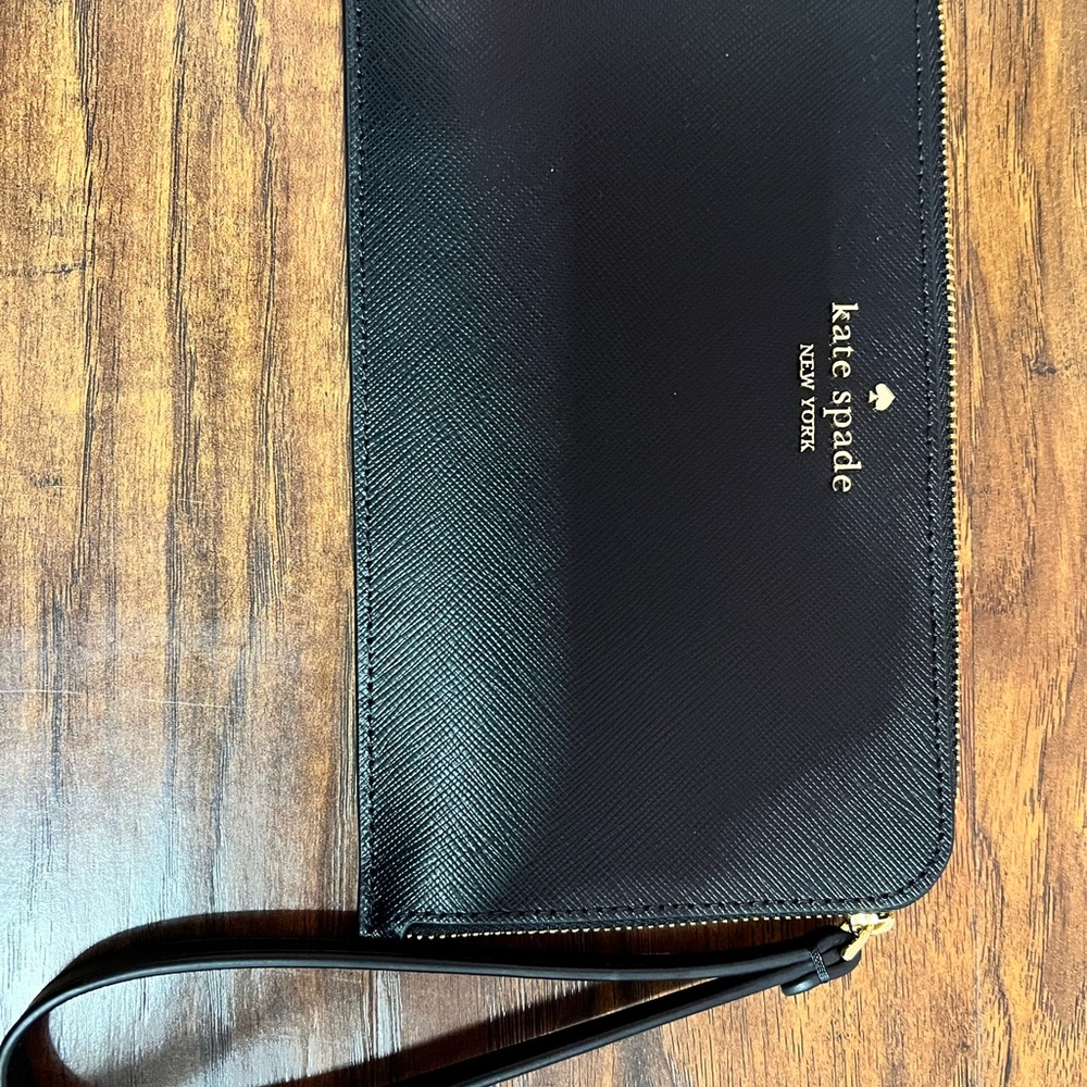 kate spade Black wristlet
